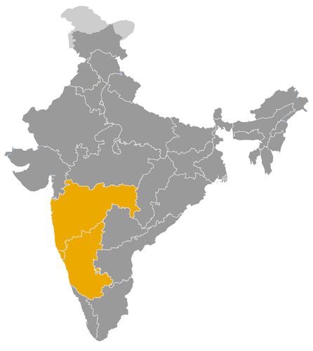 India • |0765/1215| • Shilaharas dynasty: map